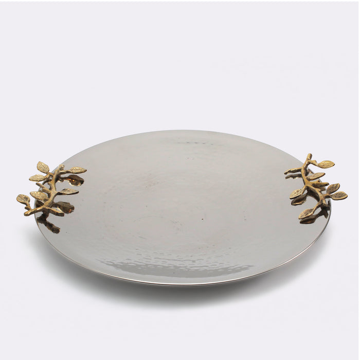 Arze Round leaves plate 37.5 cm