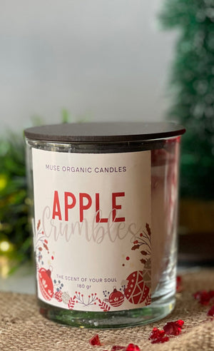Muse Organic Candles Apple Crumbles (180 g)