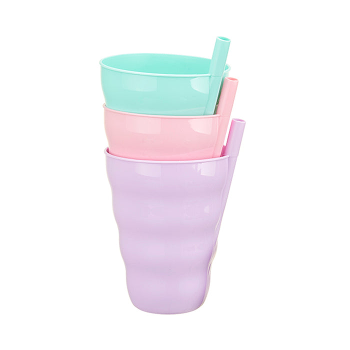 Gondol Hup Hup Cup with Straw - 3 pcs