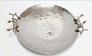 Arze Round leaves plate 37.5 cm
