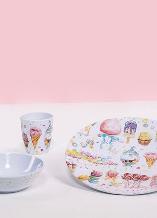 Kids Melamine Set (3 Pcs) Candy