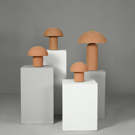Cove Designs Truffle Velvet Table Lamp