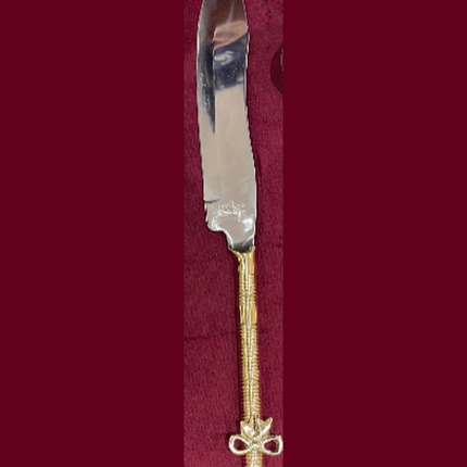Laila Dine Bow Cutlery Serving Tools Gold (SOLD BY PIECE)