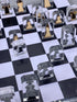 Zee Designs Plexiglass Contemporary Masterpiece Chess Set