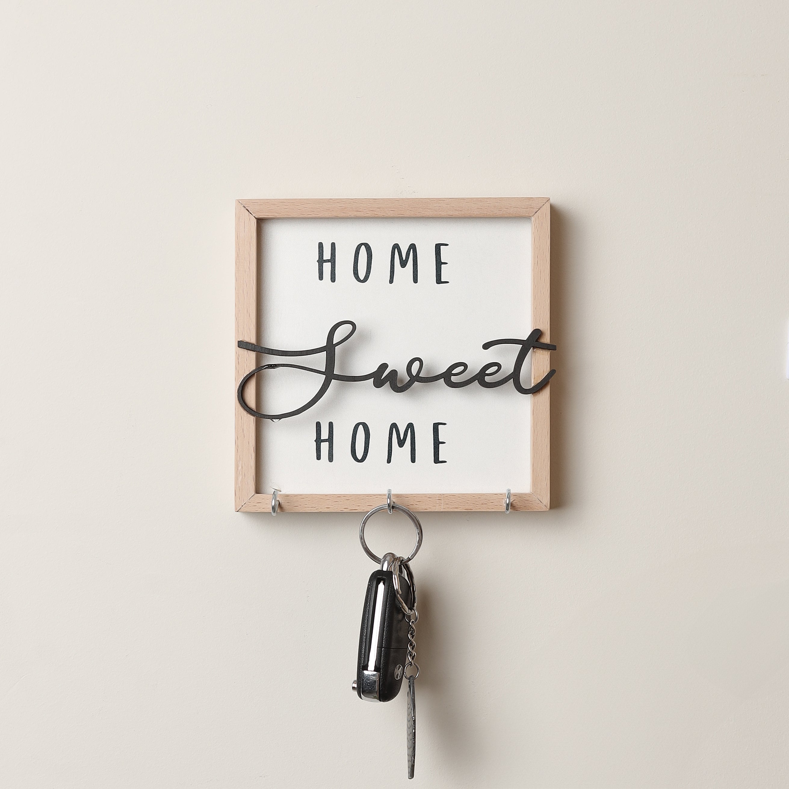 The Words Co Key Chain Home Sweet Home Frame