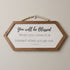 The Words Co You will be blessed  Hex Decor