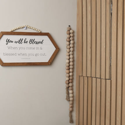 The Words Co You will be blessed  Hex Decor