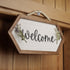 The Words Co Welcome Hex Decor