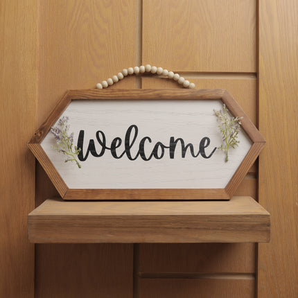 The Words Co Welcome Hex Decor