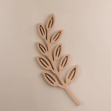 The Words Co Wooden Leaf Decor