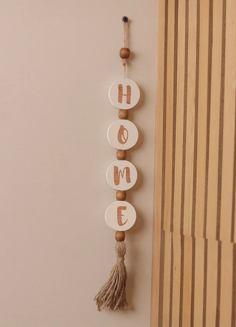 The Words Co Home Letters Beads Garland
