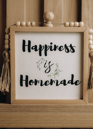 The Words Co Happiness Beaded Frame