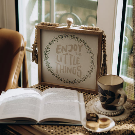 The Words Co Enjoy The little Beaded Frame