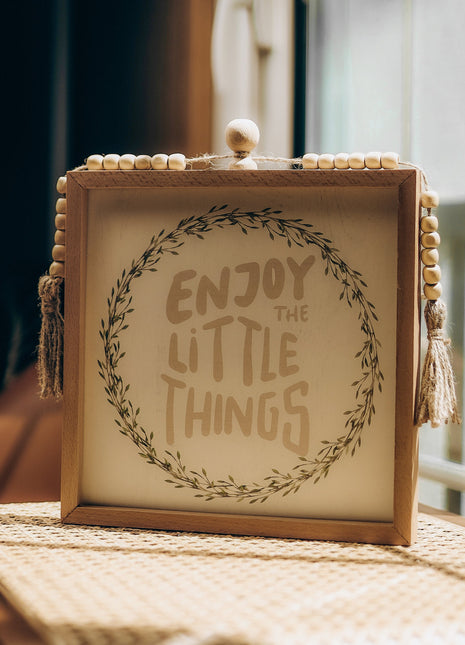 The Words Co Enjoy The little Beaded Frame