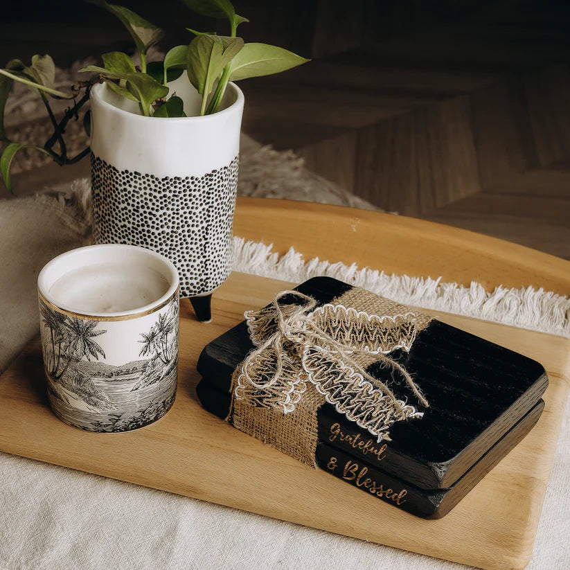 The Words Co Grateful Ribboned Black Book