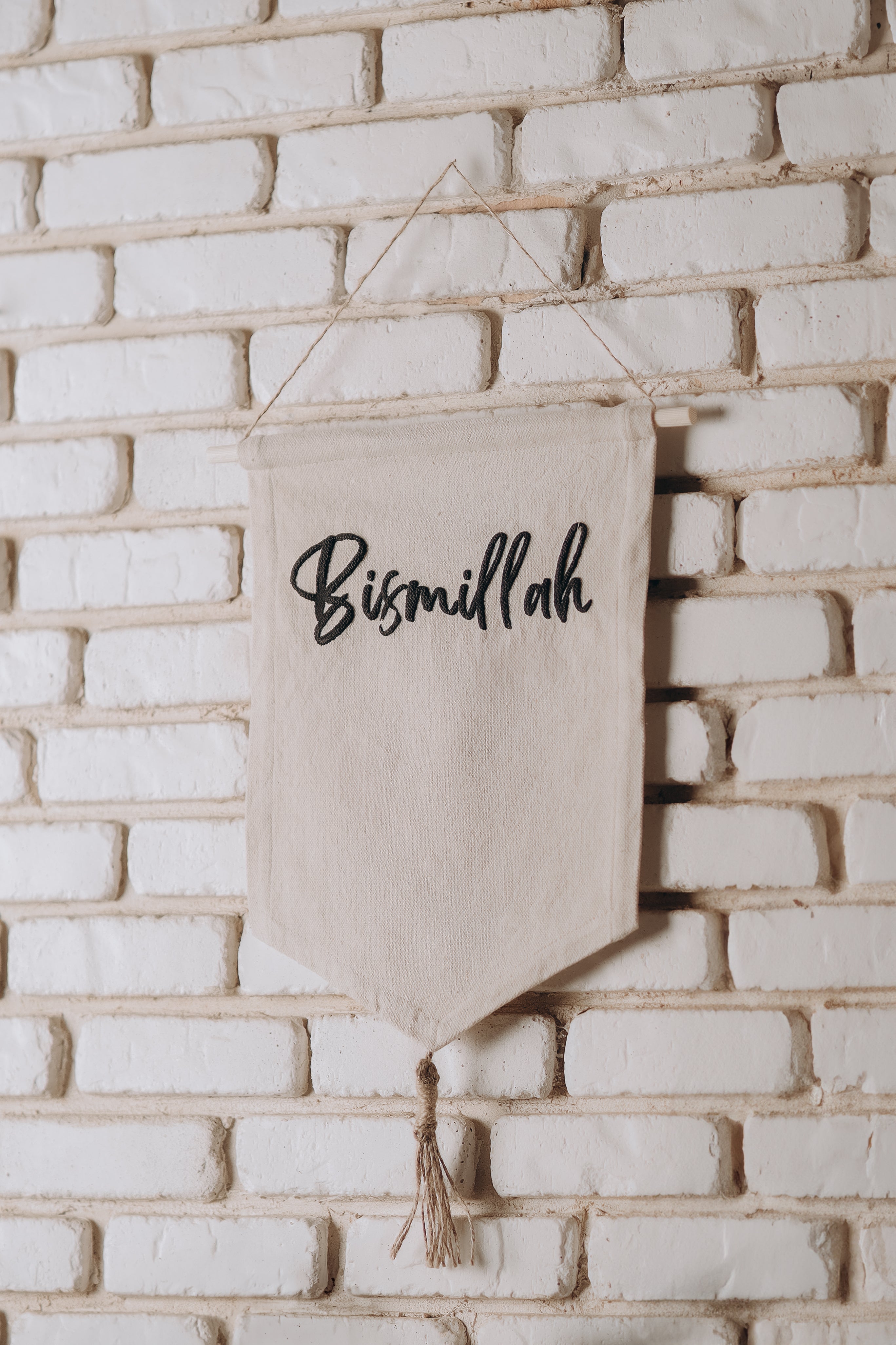 Bismillah Canvas Wall Hanging