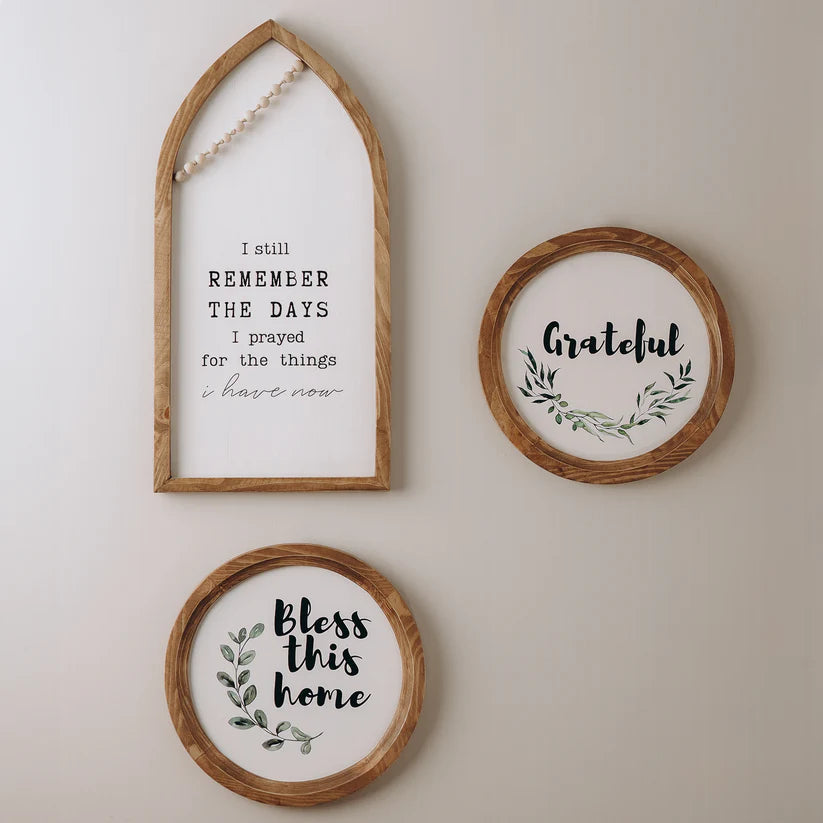 The Words Co Remember Boho Wood Decor