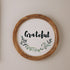 The Words Co Grateful Boho Wood Circle