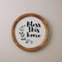 The Words Co Bless This Home Boho Wood Circle