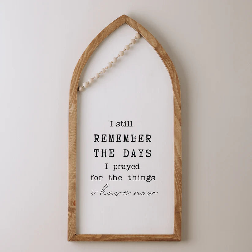 The Words Co Remember Boho Wood Decor
