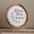 The Words Co Bless This Home Boho Wood Circle