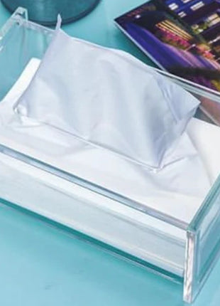 Zee Designs Plexi Glass Pivot Tissue Box