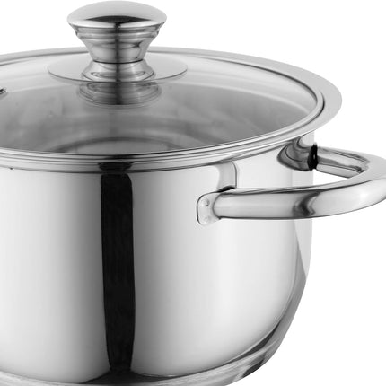 BergHoff Essentials 12 Pcs Cookware Set Gourmet Stainless Steel