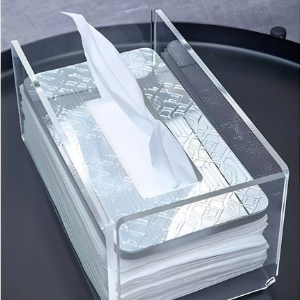 Zee Designs Plexi Glass Trellis Tissue Box