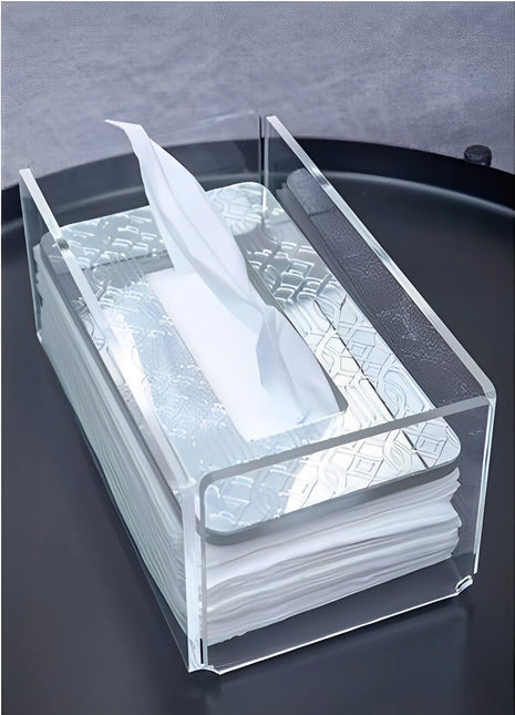 Zee Designs Plexi Glass Trellis Tissue Box