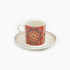 FM Rosa Porcelain Khayameya Red Dora Coffee Set 12 Pcs (100 ml)