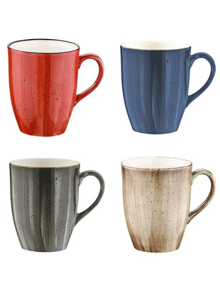 Bonna Aura Conic Mug Set - 4 Pieces, 330 ml