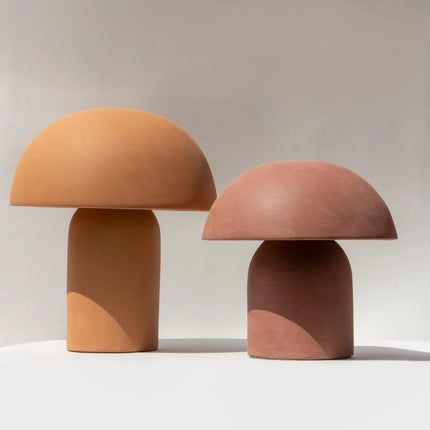 Cove Designs Truffle Velvet Table Lamp