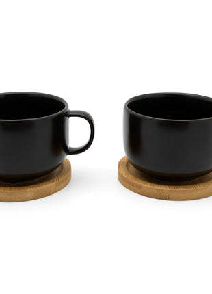 bredemeijer Tea cup Umea Set with Bamboo Coasters