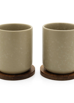 bredemeijer Tea Set Mug Umea with Bamboo Coasters