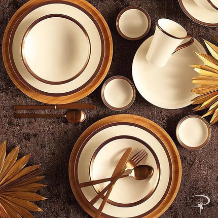 Porland Legacy Oval Serving Plate - Copper, 32 cm