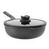 BergHoff Leo Covered Wok Pan Stone 28cm