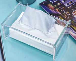 Zee Designs Plexi Glass Pivot Tissue Box