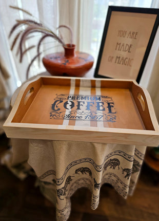 Pura Vida Vintage Coffee Tray