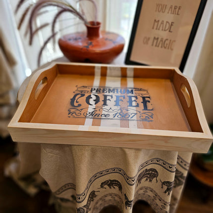 Pura Vida Vintage Coffee Tray