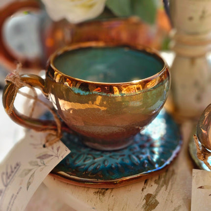 Pura Vida Artistic Set (2 Mugs & 2 Saucers)