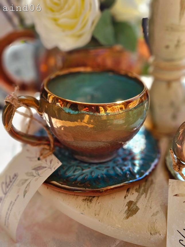 Pura Vida Artistic Set (2 Mugs & 2 Saucers)