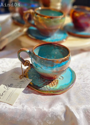 Pura Vida Artistic Set (2 Mugs & 2 Saucers)