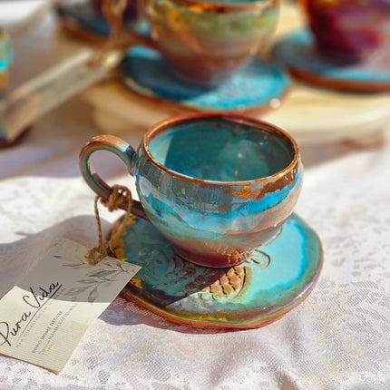 Pura Vida Artistic Set (2 Mugs & 2 Saucers)