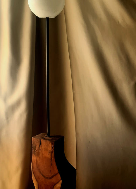 Pots N' Objects Peak-Base Natural Wood Color