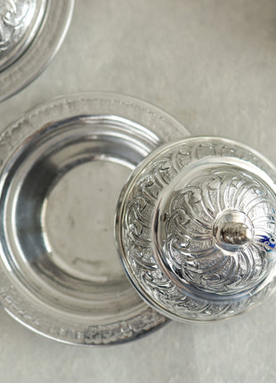 Arze Arabic Cloche Dome Platter