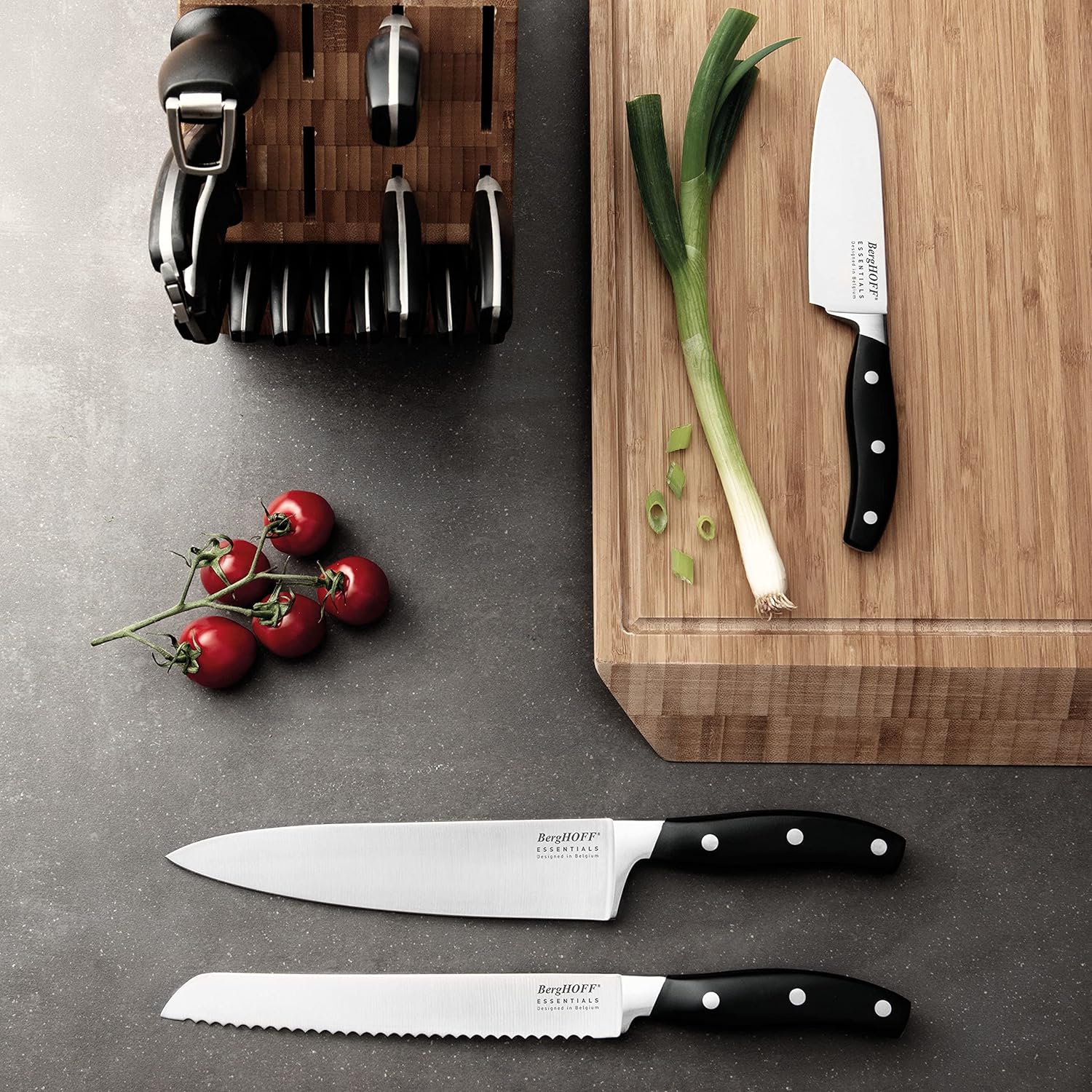 BergHoff Essentials 20-pc knife block