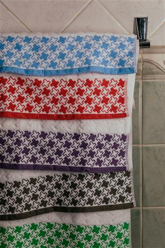 J Linens Stars Lavender Bath Towel