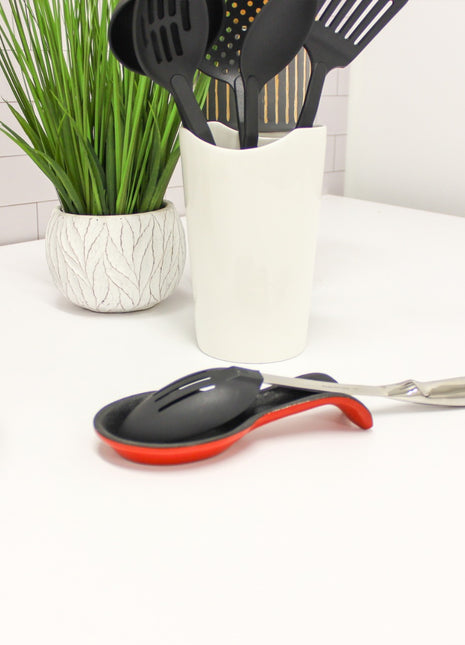 BergHoff Ron Cast Iron Spoon Rest Red  19x9cm