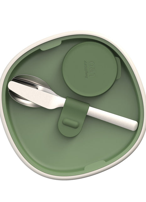 BergHoff Leo Salad Bowl with Flatware Set