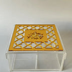 Gold / 15*15*7 cm with Partitions